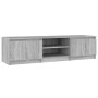 Mobile TV Grigio Sonoma 140x40x35,5 cm in Legno Multistrato