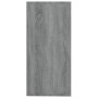 Credenza Grigio Sonoma 88x30x65 cm in Legno Multistrato