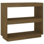 Libreria Marrone Miele 80x35x71 cm in Legno Massello di Pino