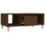Tavolino da Salotto Rovere Marrone 90x50x36,5 cm in Multistrato