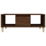 Tavolino da Salotto Rovere Marrone 90x50x36,5 cm in Multistrato