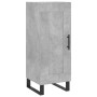 Credenza Grigio Cemento 34,5x34x180 cm in Legno Multistrato