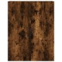 Credenza Rovere Fumo 69,5x34x180 cm in Legno Multistrato