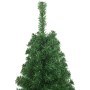 Albero di Natale Artificiale con Rami Spessi Verde 120 cm PVC