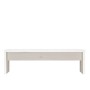 Supporto per Monitor Bianco 50x27x15 cm Legno Massello di Pino