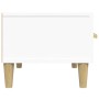 Mobile Porta TV Bianco 150x34,5x30 cm in Legno Multistrato