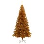 Albero di Natale Artificiale con Supporto Oro 240 cm PET