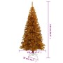 Albero di Natale Artificiale con Supporto Oro 240 cm PET