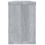 Mensole Cubo Muro 6 pz Grigio Sonoma 60x15x23 cm in Multistrato