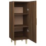 Credenza Rovere Marrone 34,5x34x90 cm in Legno Multistrato