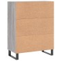 Credenza Grigio Sonoma 69,5x34x90 cm in Legno Multistrato