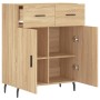 Credenza Rovere Sonoma 69,5x34x90 cm in Legno Multistrato