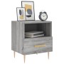 Comodini 2 pz Grigio Sonoma 40x35x47,5 cm in Legno Multistrato