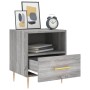 Comodini 2 pz Grigio Sonoma 40x35x47,5 cm in Legno Multistrato