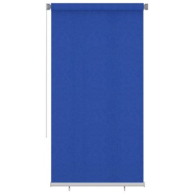 Tenda a Rullo per Esterni 120x230 cm Blu HDPE