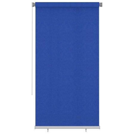 Tenda a Rullo per Esterni 120x230 cm Blu HDPE