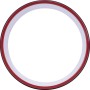 Pure2Improve Ruota per Yoga 30 cm Nero e Rosso