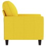 Poltrona Giallo Chiaro 60 cm in Tessuto