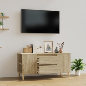 Mobile Porta TV Rovere Sonoma 102x44,5x50 cm Legno Multistrato