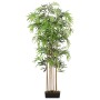 Albero Bambù Artificiale 730 Foglie 120 cm Verde