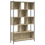 Libreria Rovere Sonoma 102x28x172 cm in Legno Multistrato