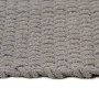 Tappeto Rettangolare Grigio 160x230 cm in Cotone