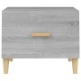 Tavolini Salotto 2pz Grigio Sonoma 50x50x40cm Legno Multistrato