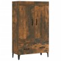 Credenza Rovere Fumo 70x31x115 cm in Legno Multistrato