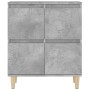 Credenza Grigio Cemento 60x35x70 cm in Legno Multistrato