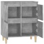 Credenza Grigio Cemento 60x35x70 cm in Legno Multistrato