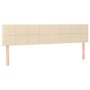 Giroletto a Molle con Materasso Crema 120x190 cm in Tessuto