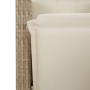 Set da Bistrò 3 pz con Cuscini Beige in Polyrattan