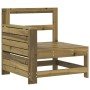 Set Divani da Giardino 10 pz in Legno Impregnato di Pino