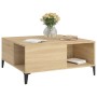 Tavolino Salotto Rovere Sonoma 80x80x36,5 cm Legno Multistrato