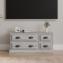 Mobile TV Grigio Sonoma 100x35,5x45 cm in Legno Multistrato