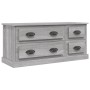 Mobile TV Grigio Sonoma 100x35,5x45 cm in Legno Multistrato