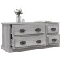 Mobile TV Grigio Sonoma 100x35,5x45 cm in Legno Multistrato