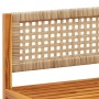 Set Divano da Giardino 7 pz con Cuscini Legno Massello Acacia