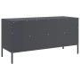 Mobile TV Antracite 100,5x39x50,5 cm Acciaio Laminato a Freddo