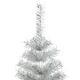 Albero di Natale Artificiale con Supporto Argento 150 cm PET