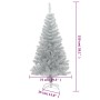 Albero di Natale Artificiale con Supporto Argento 150 cm PET