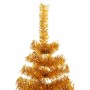 Albero di Natale Artificiale con Supporto Oro 180 cm PET