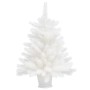 Albero di Natale Artificiale con Aghi Realistici Bianco 65 cm