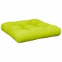 Cuscino per Pallet Verde Brillante 58x58x10 cm in Tessuto