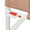 Sponda Letto di Sicurezza per Bambini Tortora 90x25 cm Tessuto