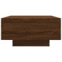 Tavolino Salotto Rovere Marrone 90x60x31 cm Legno Multistrato