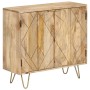 Credenza 80x30x75 cm in Legno Massello di Mango