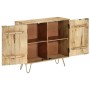 Credenza 80x30x75 cm in Legno Massello di Mango