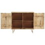 Credenza 80x30x75 cm in Legno Massello di Mango