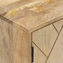 Credenza 80x30x75 cm in Legno Massello di Mango